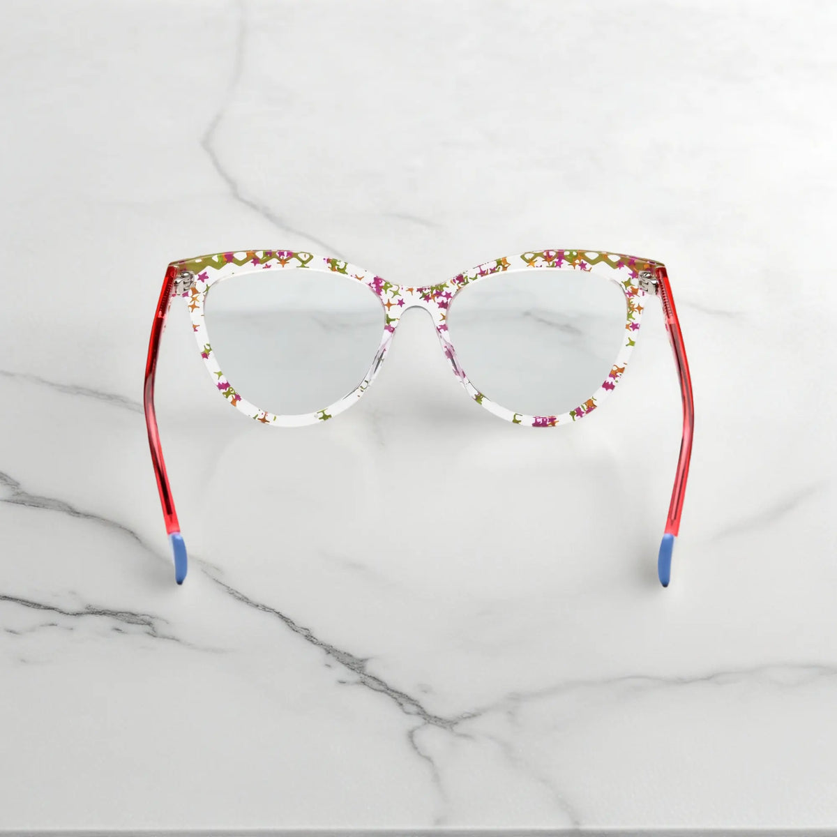 Back image of blossom pink version of VL19362 with soft blue tips