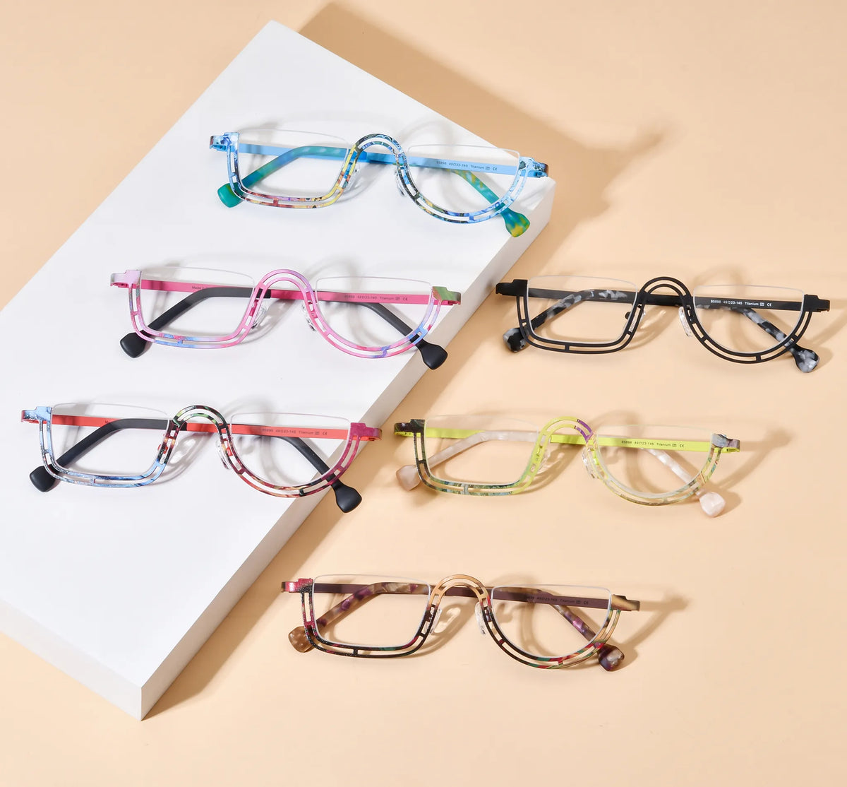 Barledear eyeglasses collection group image showing all six available color variants