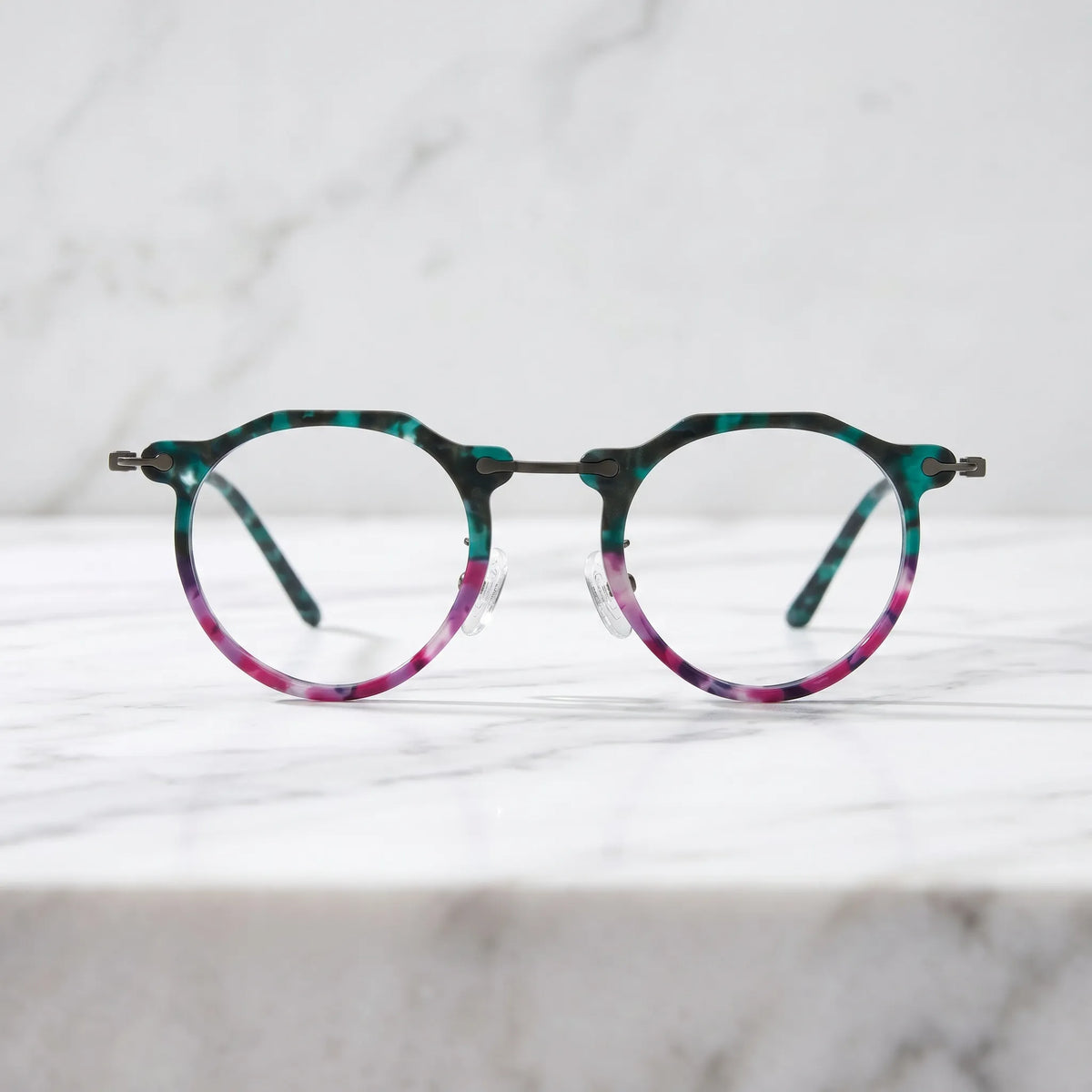 Barledear Jade Violet eyeglasses shown in a clean lifestyle front view for everyday prescription eyewear