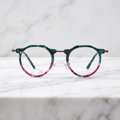 Barledear Jade Violet eyeglasses shown in a clean lifestyle front view for everyday prescription eyewear