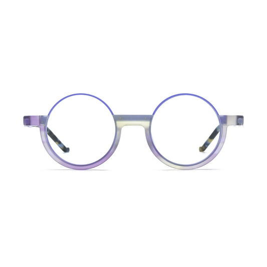 VoyueLens Aurora Fade Round Glasses – Front View – SKU VL19366-C1
