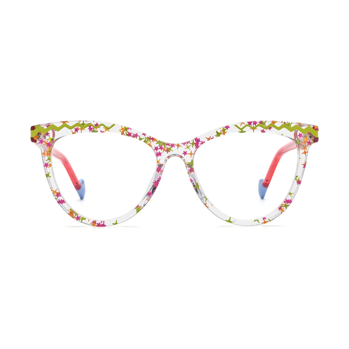 VoyueLens Blossom Pink Eyeglasses – Front View – SKU VL19362-C5