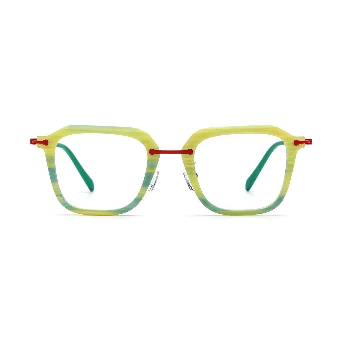 VoyueLens Citrus Mist Urban Eyeglasses – Front View – SKU VL185843-C2