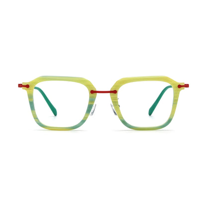 VoyueLens Citrus Mist Urban Eyeglasses – Front View – SKU VL185843-C2