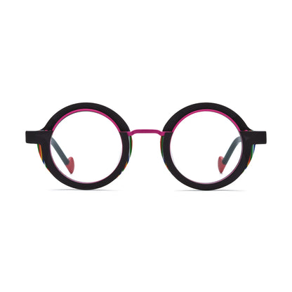 VoyueLens Crimson Edge Eyeglasses – Front View – SKU VL19376-C3