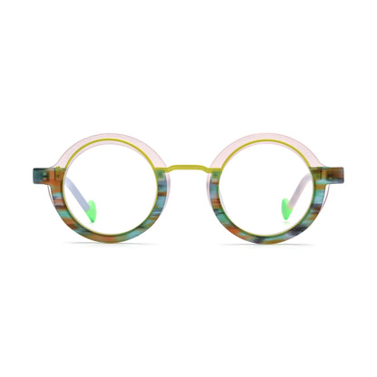 VoyueLens Lilac Bloom Eyeglasses – Front View – SKU VL19376-C6
