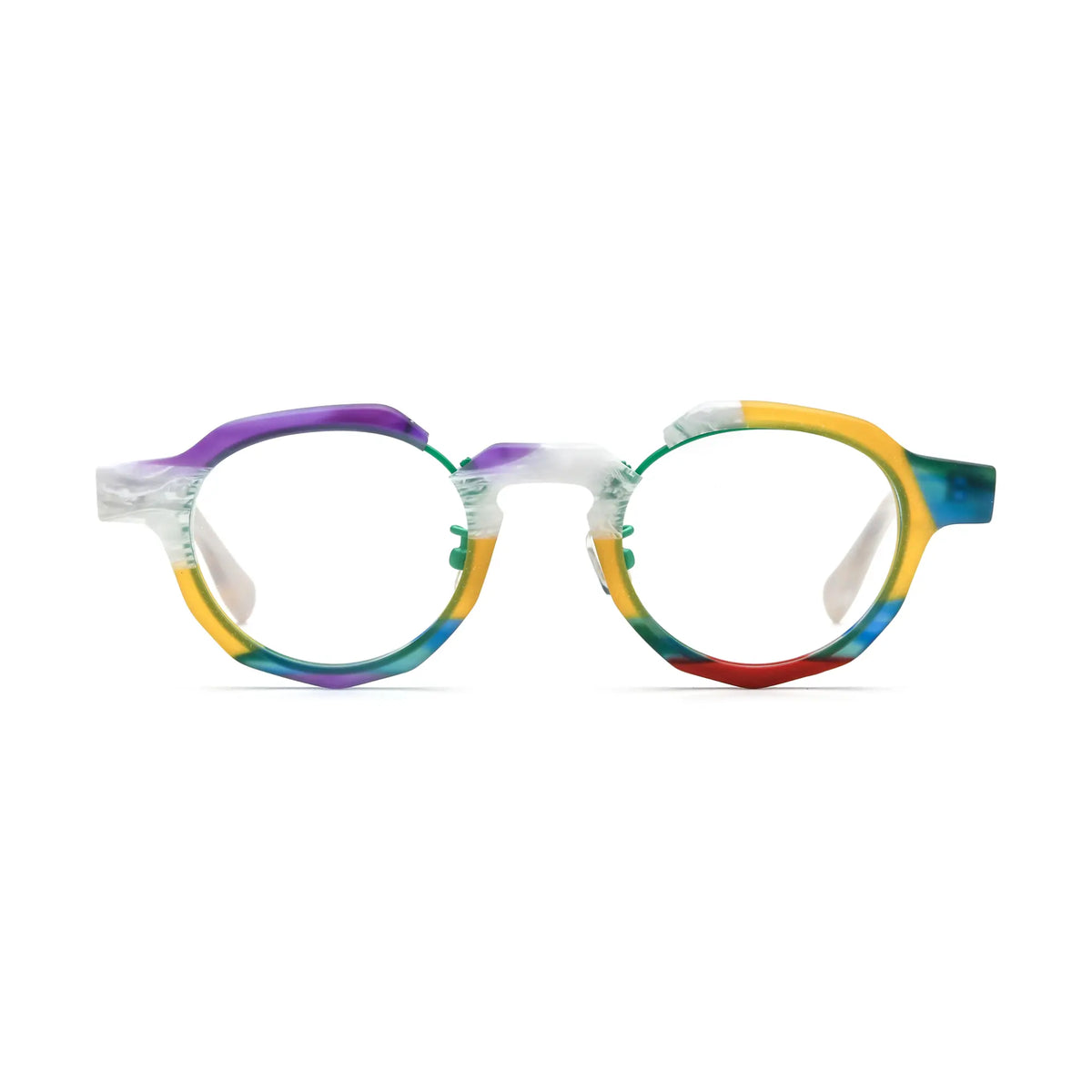 VoyueLens Rainbow Frost Eyeglasses – Front View – SKU VL19378-C1