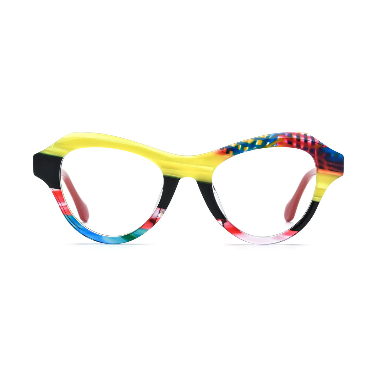 VoyueLens Rainbow Rush Butterfly Eyeglasses – Front View – SKU VL19380-C6