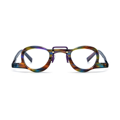 VoyueLens Rainbow Tortoise Eyeglasses – Front View – SKU VL19175-C1