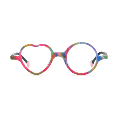 VoyueLens Rainbow Twist Eyeglasses – Front View – SKU VL19377-C6