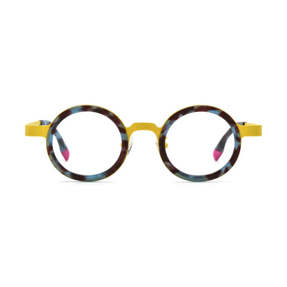 VoyueLens Sunshine Mirage Round Eyeglasses – Front View – SKU VL185816-C6