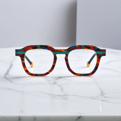 Full front view of VL19363 in Tortoiseshell Flash colorway
